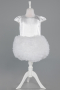 Abendkleid für Kinder Kurz Weiß ABK2502