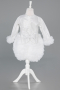 Abendkleid für Kinder Kurz Weiß ABK2503