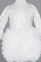 Abendkleid für Kinder Kurz Weiß ABK2503