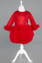 Abendkleid für Kinder Kurz Rot ABK2503