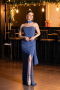 Abschlusskleid Lang Indigo ABU5564