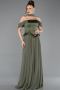 Abendkleid Lang Chiffon Khaki ABU5327
