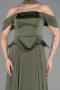 Abendkleid Lang Chiffon Khaki ABU5327