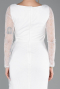 Standesamtkleid Lang Spitze Weiß ABU5588
