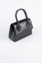 Schwarz Abendtasche Leder KC165
