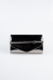 Abendtasche Gespiegelt Platin KC117