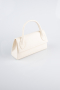 Abendtasche Leder Beige KC163