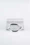 Abendtasche Laserschnitt Silber KC790