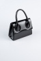 Abendtasche Lackleder Schwarz KC165