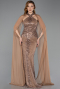 Abendkleid Lang Kupfer ABU5595