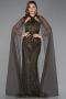 Abendkleid Lang Khaki ABU5595