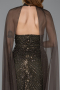 Abendkleid Lang Khaki ABU5595