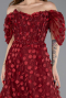 Abendkleid Lang Weinrot ABU5611
