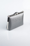 Abendtasche Gemustertes Leder Platin KC126