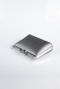 Abendtasche Gemustertes Leder Platin KC126