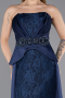 Abendkleid Lang Spitze Marineblau ABU5615
