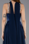 Abendkleid Lang Chiffon Marineblau ABU5619
