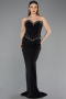 Abendkleid Lang Schwarz ABU5610