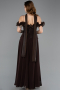 Standesamtkleid Midi Chiffon Braun ABU6037