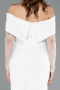 Partykleid Midi Weiß ABK2522