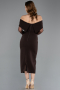 Partykleid Midi Braun ABK2522