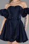 Abendkleid Mini Marineblau ABK2512