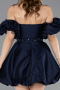 Abendkleid Mini Marineblau ABK2512
