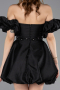 Abendkleid Mini Schwarz ABK2512