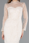 Abendkleid Lang Perlenbesetzt Beige ABU5638