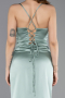 Abschlusskleid Lang Satin Türkis ABU5646