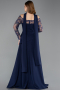 Standesamtkleid Lang Marineblau ABU5662