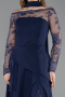 Standesamtkleid Lang Marineblau ABU5662