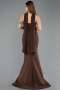Abendkleid im Meerjungfrau-Stil Lang Braun ABU5627