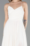 Abendkleid Lang Weiß ABU5632