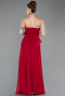Abendkleid Lang Chiffon Fuchsie dunkel ABU5681