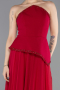 Abendkleid Lang Chiffon Fuchsie dunkel ABU5681