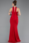 Abendkleid Lang Spitze Rot ABU5686