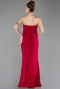 Abendkleid im Meerjungfrau-Stil Lang Fuchsie dunkel ABU5680