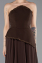 Abendkleid Lang Chiffon Braun ABU5681