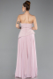 Abendkleid Lang Chiffon Puder ABU5681