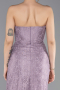 Lavendel Standesamtkleid Guipure Spitze Lang ABU5642