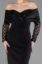 Partykleid Midi Schwarz ABK2533