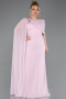 Puder Abendgarderobe İn Großen Größen Chiffon Lang ABU5419