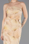 Abendkleid Lang Schuppig Gold ABU5713