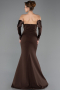 Braun Abendkleid Lang ABU4398