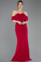 Fuchsie dunkel Standesamtkleid Lang ABU5559