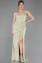 Abschlusskleid Lang Spitze Minzgrün ABU5719
