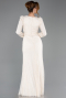 Abendkleid Lang Spitze Beige ABU5720