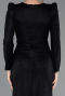 Abendkleid Lang Spitze Schwarz ABU5720