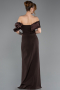 Braun Abendkleid Lang ABU4024